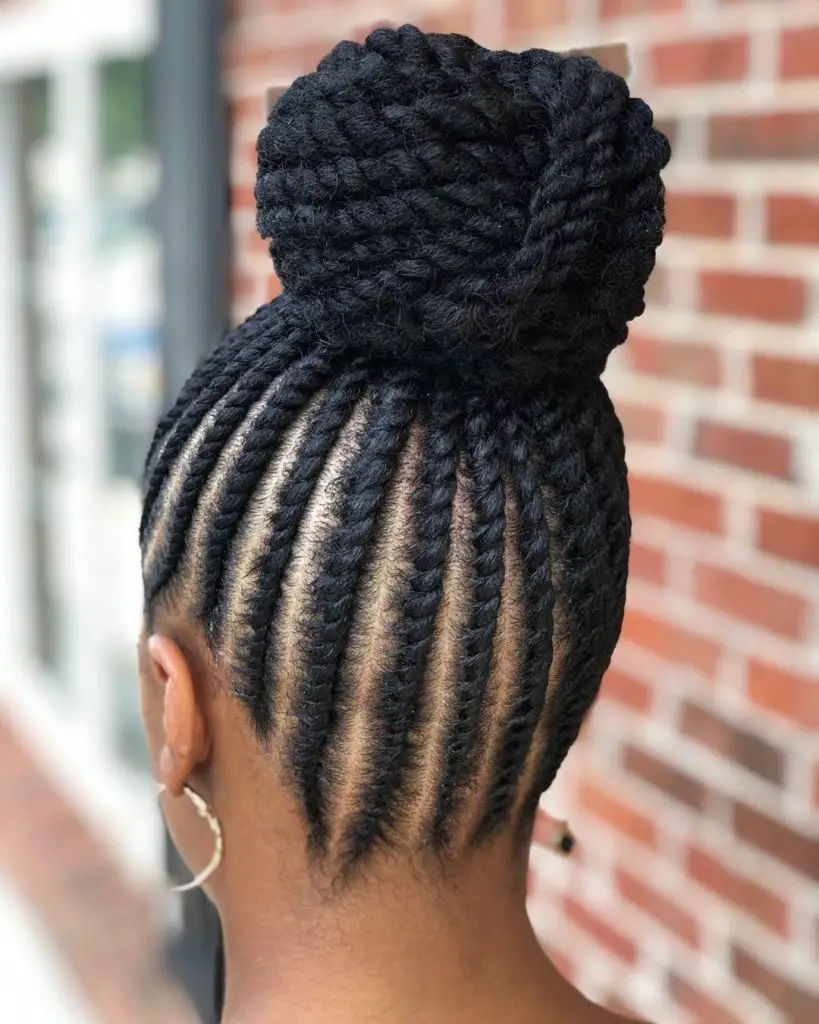 protective style to grow natural hair