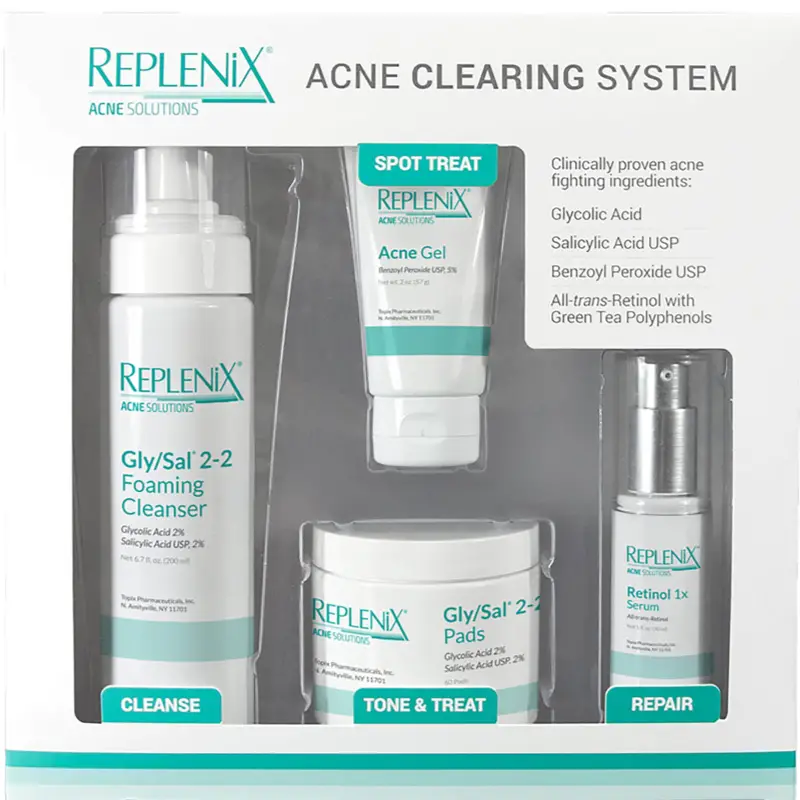 Replenix acne clearing system