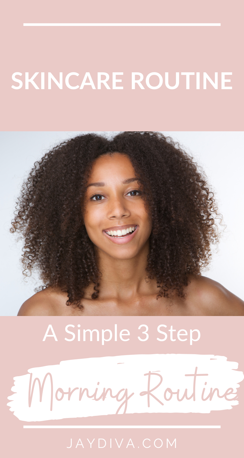 Simple morning skincare routine for oily skin 