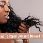 how to repair damaged relaxed hair