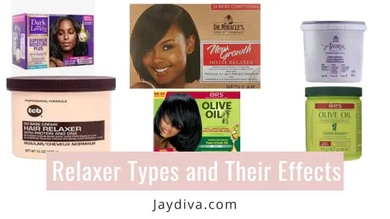 Types of relaxers and their effects