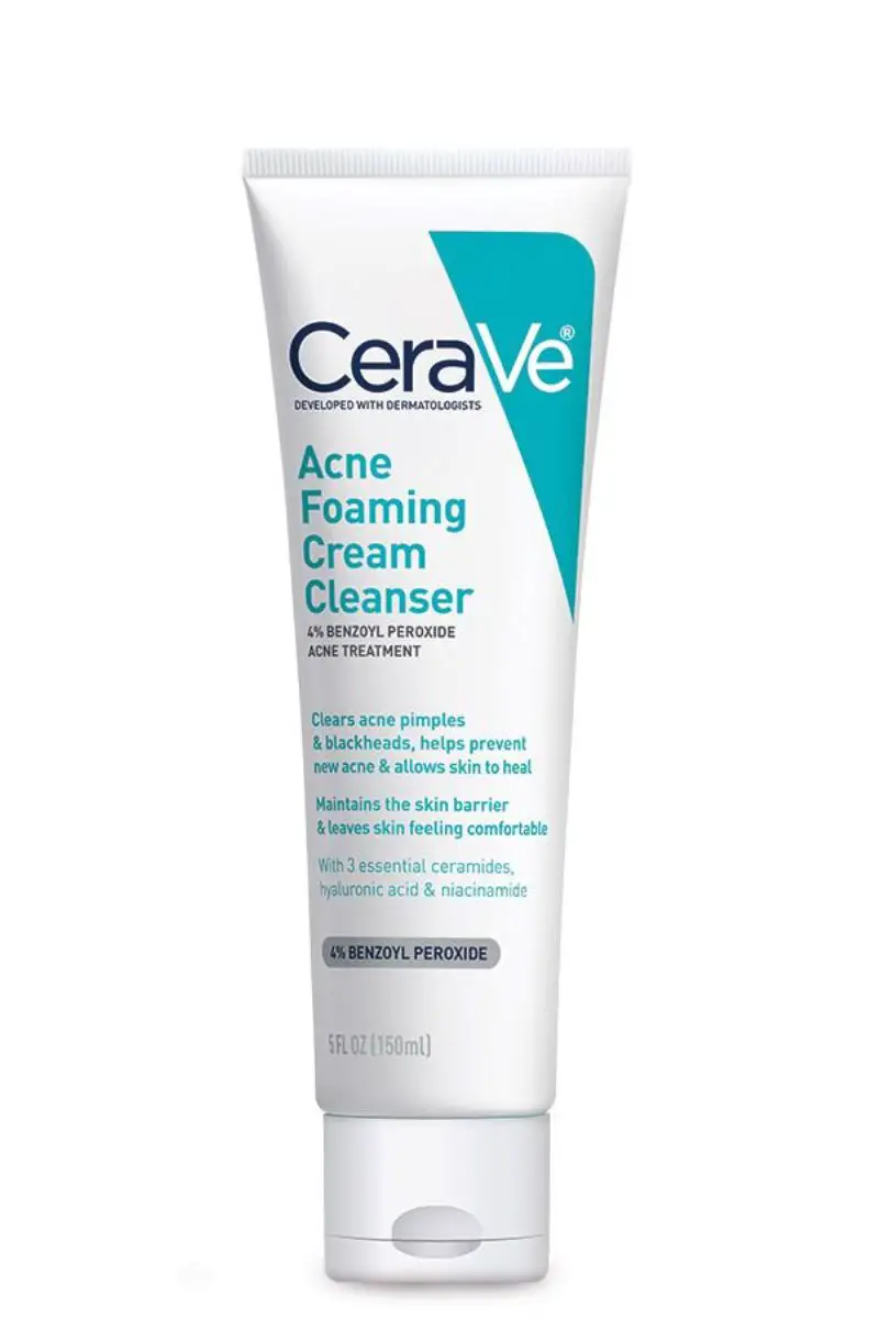 cerave acne foaming cream cleanser