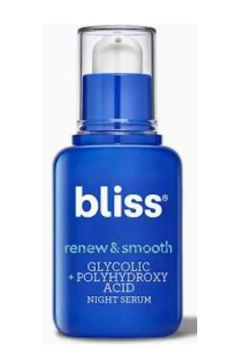 Bliss renew and smooth night serum